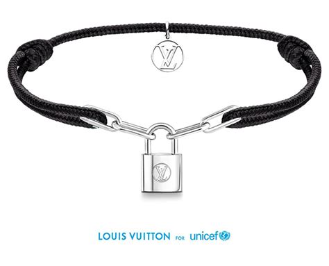 lv unicef bracelet|louis vuitton silver lockit bracelet.